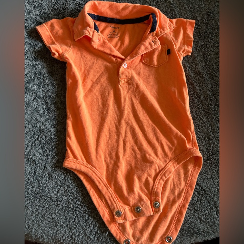 3 polo style shirts. Size 6 months.
